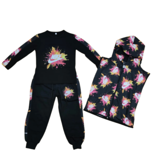 Conjunto unisex 3 piezas negro