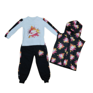 Conjunto unisex  3 piezas blanco