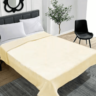 manta raschel 220x240 cm beige