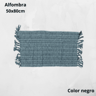 alfombra 50x80 Color negro