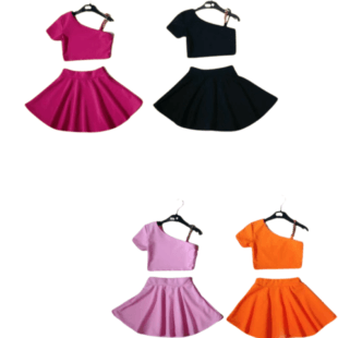 conjunto top con falda